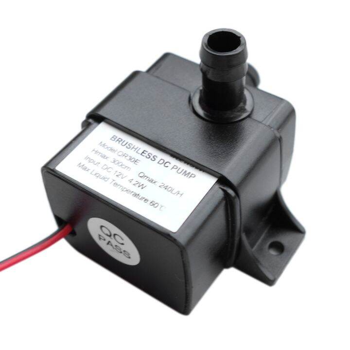 ปั๊มน้ำ-dc-12v-4-2w-240l-ชม-เงียบเป็นพิเศษปั๊มไร้แปรงถ่านกันน้ำใหม่ปั๊มน้ำแบบจุ่มขนาดเล็ก