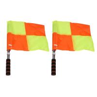 Soccer Referee Kit Football Checkered Soccer Flags Wallet Notebook with Red Yellow Card and Whistle