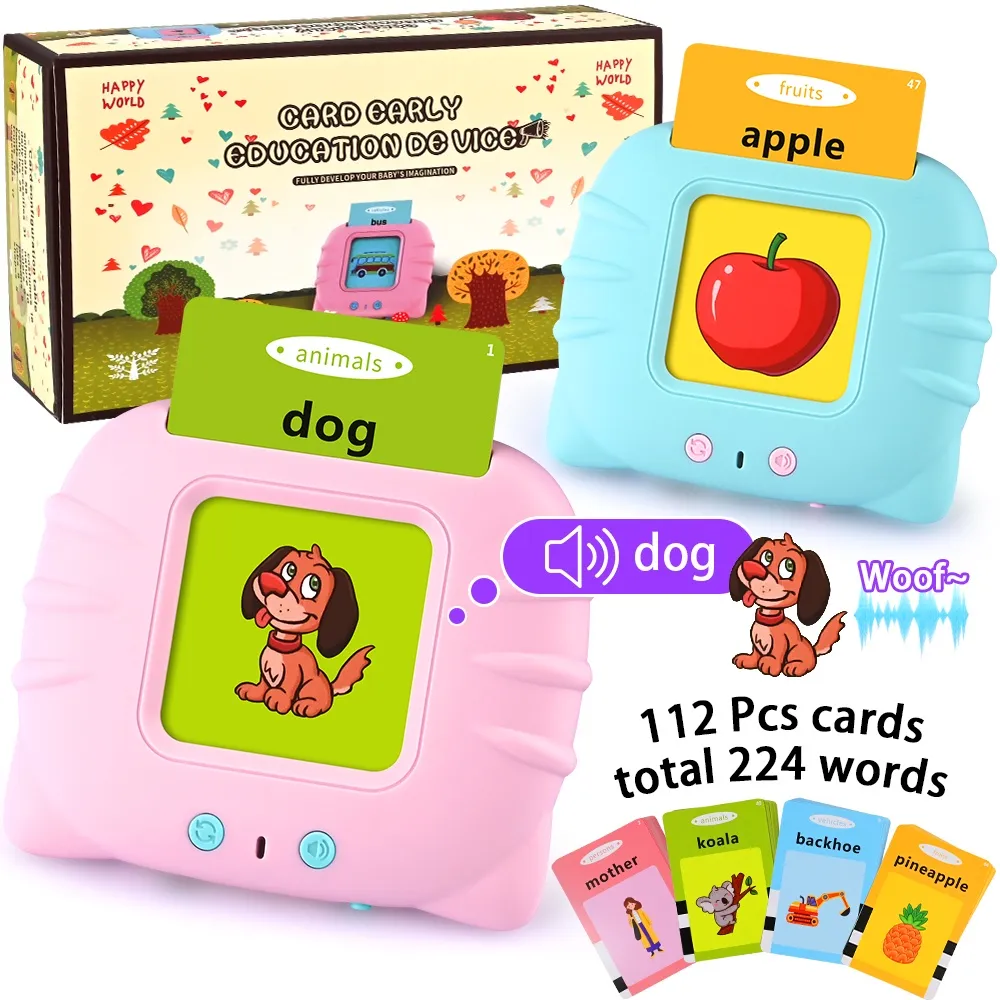 Early Education Pronunciation Speaking Learning Card Machine Portable  Educational Toys for Kids | Lazada PH