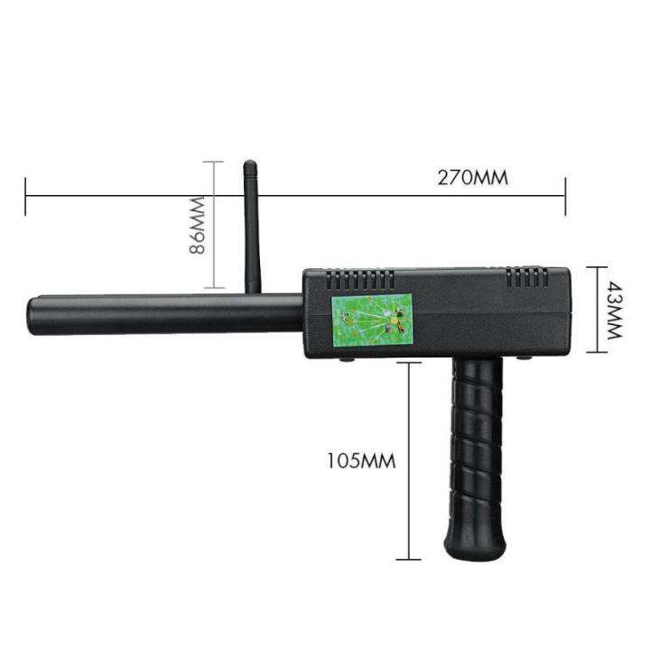 aks-plusเครื่องตรวจจับโลหะเสาอากาศคู่probe-gold-treasureการตรวจจับ20m-long-hunter