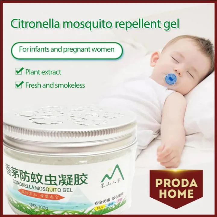 Natural Mosquito Repellent Scented Gel Safe Pregnant Baby Nontoxic