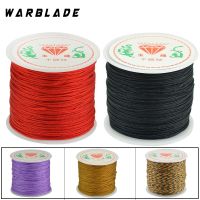 【CW】 45m 0.8mm Cotton Cord Thread Plastic String Rope Bead Necklace Shamballa Jewelry Making WarBLade