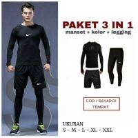 Set Penuh Sukan Baselayer Pakaian Premium Pendek Seluar Warna