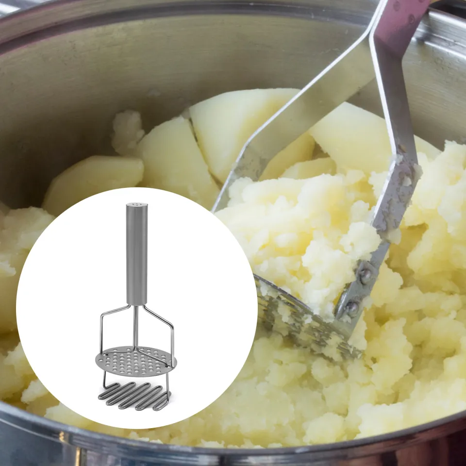 Double-layer Potato Masher Press Mashed Potatoes Wavy Pressure