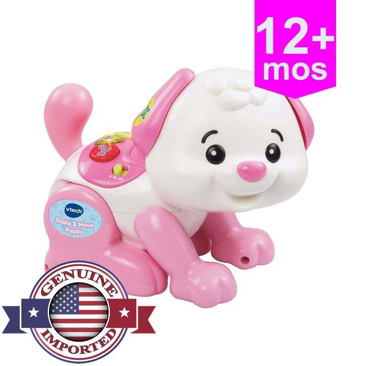 VTech Shake and Move Puppy Dancing Toy Dog Shake Bone to Make Puppy