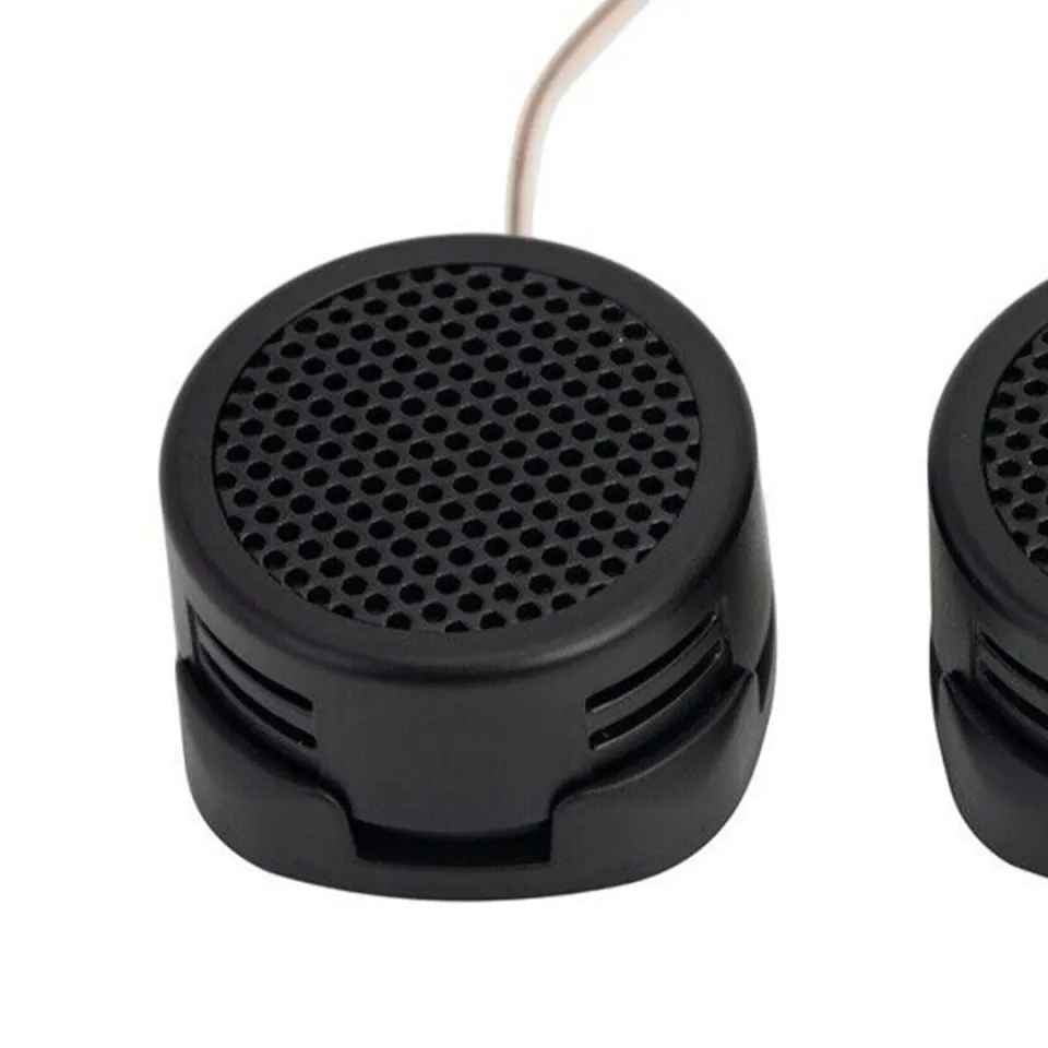 Black 500W Small Car Round Speaker Audio Stereo Super Power Loud