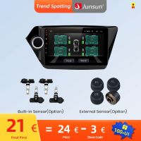 ► Junsun USB Tire Pressure Monitoring Alarm System TPMS With 4 Internal Sensors for Junsun Android Car DVD Player Navigation