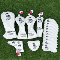 ★NEW★ New golf club set cartoon embroidery club protective cover iron set magnetic suction putter set full set