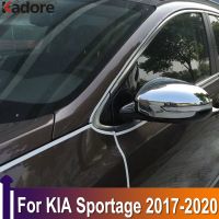 กระจกมองหลังประตูด้านข้าง T013สำหรับ KIA Sportage 2017 2019 2020อุปกรณ์การออกแบบภายนอก