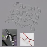 10Pcs New Glasses Nose Pads Adhesive Silicone Nose Pads Non slip Clear Thin Nosepads For Glasses Eyeglasses Sunglasses