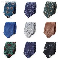 ✔✆ New Classic Striped Tie Mens 6cm Skinny Tie Paisley Neck Tie Slim Neck Ties for Men Floral Print Neckties Wedding Necktie B111