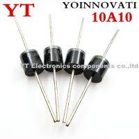 10A10 100ชิ้น/ล็อตที่10A ไดโอดเรียงกระแสตามแกน1000V 1KV 10 R-6แอมป์