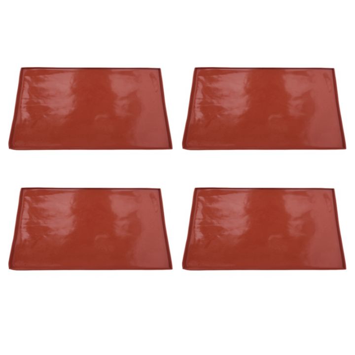  4 PCS Silicone Dehydrator mats with Edge Compatible