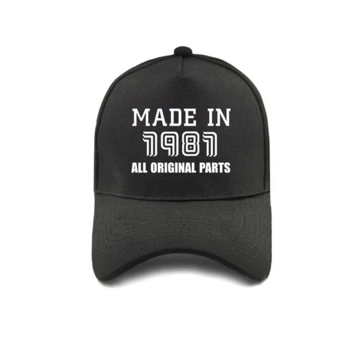 made-in-1981-baseball-caps-adjustable-unisex-cool-birthday-gift-hats-outdoor-snapback-cap-mz-410