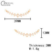 Cordial Design 30Pcs 13*39MM DIY MakingRhinestone PendantJewelry AccessoriesHand MadeJewelry Findings &amp; ComponentsCZ Charms