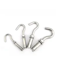 M681012 Heavy Duty Open Hook Eye Bolt Rawl Shield Wall Anchor Expansion Bolts