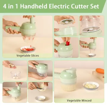 Handheld Electronic Vegetable Cutter, Electronic Vegetable Crusher