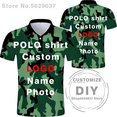 New 2023 Polo Shirt Free Custom Name Logo Text Print Photo Polo Shirt 3d Polo Shirt fashion T-shirt