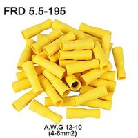 หางปลาหัวระเบิดเมีย รุ่น FRD 5.5-195 สีเหลือง ( 100 pcs ) ( สาย 4-6 sqmm )