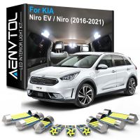 AENVTOL 10pcs Canbus Interior LED Light For KIA Niro EV Niro 2016 2017 2018 2019 2020 2021 Indoor Dome Trunk License Plate Lamp