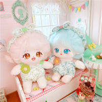 20cm Cute Doll Accessories Blue Green Romper Headwear Princess Clothes Set Jackson Xu Kai Winter Karina Birthday Gift