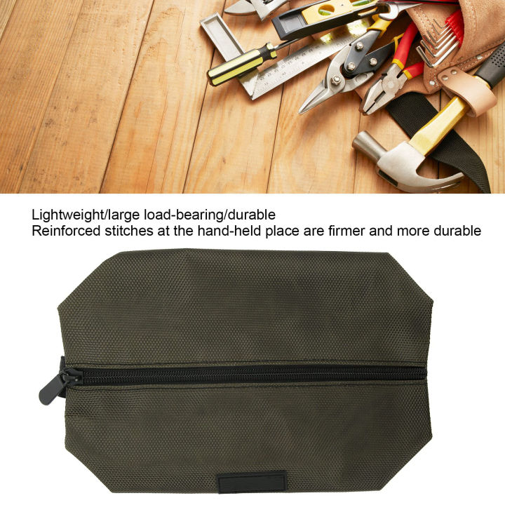 กระเป๋าเครื่องมือแบบพกพาผ้าอ๊อกฟอร์ดสำหรับเครื่องมือชุดเครื่องมือออกแบบซิป