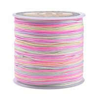 【YD】 1 Roll 0.8mm Thread Segment Dyed Rope Chinese Knotting Cord String for Necklace Beading Jewelry Making about 100m