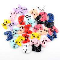 8pcs Resin Flatback Slime Filler Beads Charms Game Controller Cabochons Craft For Cellphone Case Decoration DIY Accessories