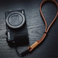 For Ricoh GR3 GR2 Canon G7X Handmade Leather Camera Wrist Hand Strap