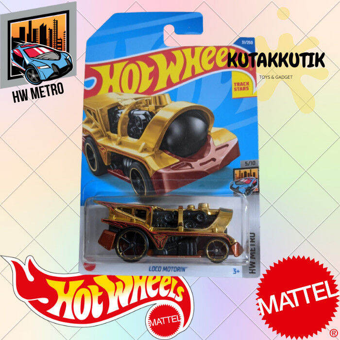 Hot Wheels Loco Motorin Gold Emas Lot H 2022 Hw Metro Lazada Indonesia 2341