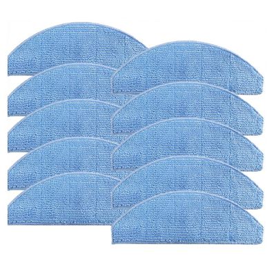 10 PCS Robot Vacuum Cleaner Spare Mop Rag Cloth Wipe Accessories Parts for Cecotec Conga 8090 Ultra
