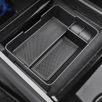 For Tesla Model 3 2021 Model Y Center Console Organizer Tray Interior Accessories For Tesla 2022 Model 3 Y Armrest Storage Box