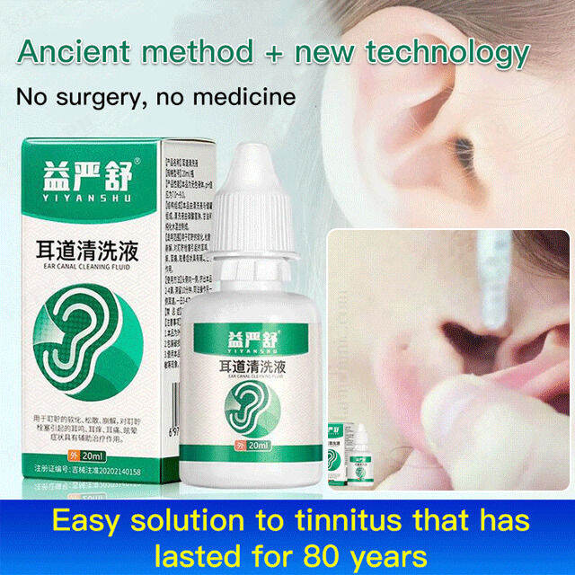 Ezey Ear Canal Cleaning Liquid Tinnitus Ear Drops Cerumen Ear Oil