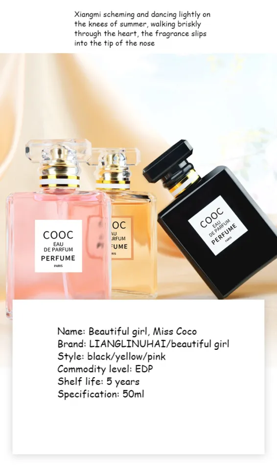 Set of 2 : 50ml COOC Perfume Long Lasting Fragrance Long Fresh Elegant  Seductive Feminine Sweet Floral Good Nozzle Male SB0888, Beauty & Personal  Care, Fragrance & Deodorants on Carousell