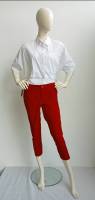 Stephanie Pants กางเกงสีแดงขายาว  5 ส่วน กางเกงขายาวผญ (OWP49RE)