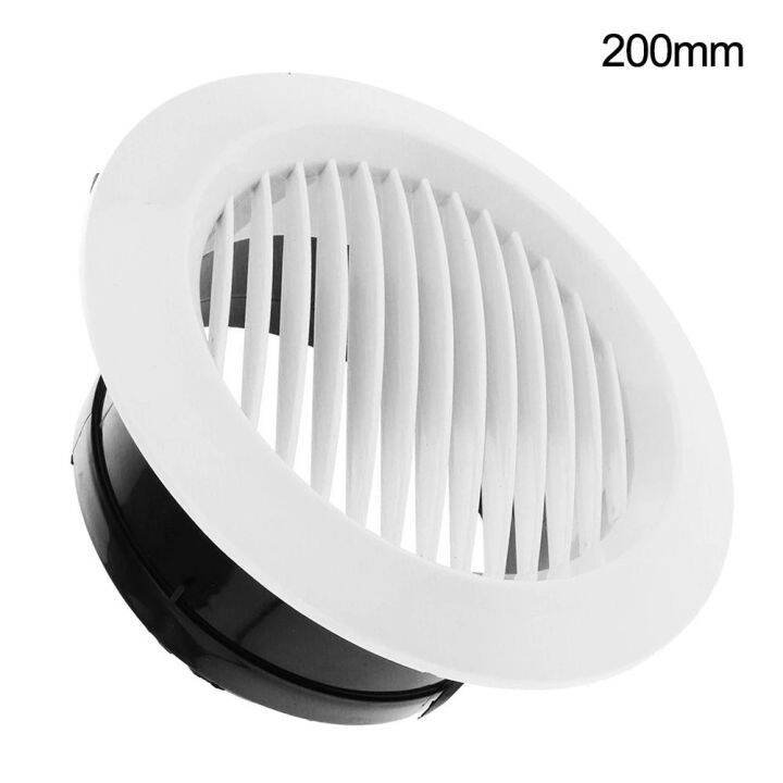 WSGR Round Air Soffit Vents Louver Grille Cover With Fly Screen75/100