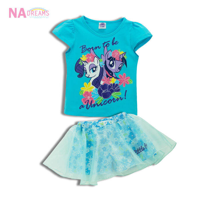 my-little-pony-ชุดเซ็ทเด็ก-เสื้อ-กางเกง-ลายการ์ตูนโพนี่-my-little-pony-จาก-nadreams-ผ้าคอตตอน-รุ่นเด็กเล็ก