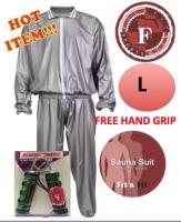 FIT&amp;FIT SAUNA SUIT  SIZE L ชุดอบซาวน่า BUY 1 GET 1 FREE HAND GRIP