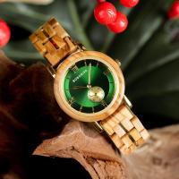 BOBO BIRD Women Watches Casual Fashion Quartz Watch Japanese Movement Round Dial Wooden Ladies Wristwatches Dress Clock