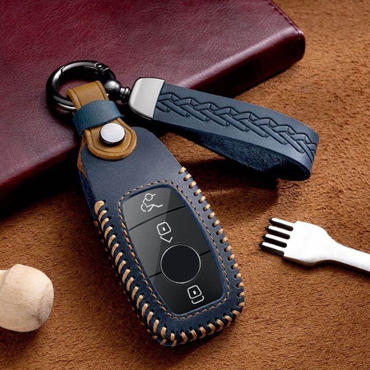 leather-car-key-cover-case-holder-for-mercedes-benz-a-c-e-s-g-class-glc-cle-cla-glb-gls-w177-w205-w213-w222-x167-amg-accessories