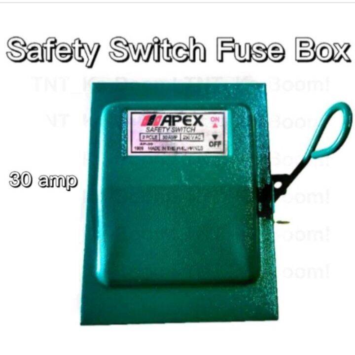 mieguan19920916 Safety Switch Fuse Box 30amp 2 Pole Electrical Green