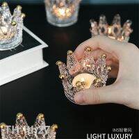 2023❏❄✤ Exquisite Glass Candle Holder Wedding Banquet Bar Wax Decoration Ornament