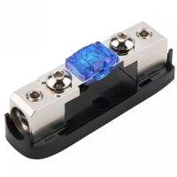 【YF】 30-150A Stereo Audio Single Way AGU Fuse Holder Power Distribution Block Fusebox Car Accessories Zinc Alloy