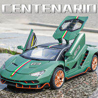 1:24 LP770-4 Centenario ล้อแม็กรถสปอร์ตรุ่น D Iecast เสียงซูเปอร์แข่งยกหางรถร้อนล้อสำหรับของขวัญเด็ก