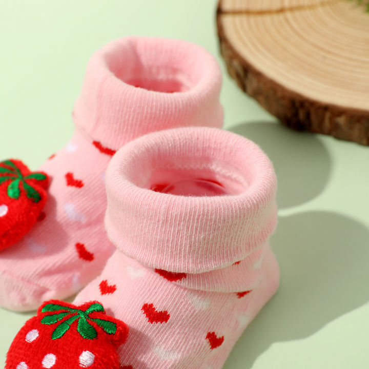 junyeh-การ์ตูนถุงเท้าเด็กตุ๊กตาผ้าฝ้ายถุงเท้าทารกแรกเกิดถุงเท้าสามมิติ-0-12-เดือน
