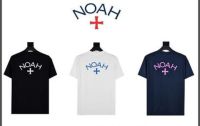 23SS Basic Style Ound Neck Print NOAH T Shirt Men Women EU Size 100 Cotton NOAH Top Tees Streetwear Summer Lil Peep