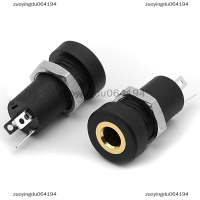 zuoyingdu064194 1pcs PJ392A 3.5MM AUDIO JACK SOCKET 3 POLE Black STEREO SOLDER PANEL MOUNT สามหรือสี่ฟุตพร้อมสกรูภายใน