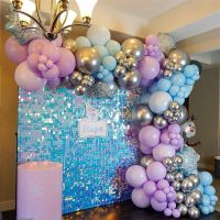 【cw】 112pcs Frozen Theme Decoration Snow Olaf Balloons Garland Arch Girl 39;s Birthday Babyshower Kids 【hot】