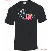 est Design Hot Sale Mens T-shirt Kirby T-shirt Round Neck Organic Cotton short sleeve men tee black