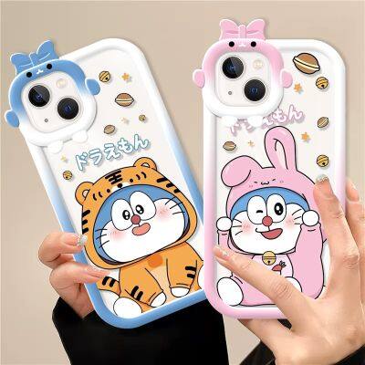 เคสสำหรับ IPhone 14 13 12 11 Pro Promax 14Plus X XS XSMAX 6S 6Plus/6Splus 7 8 SE2020 7Plus/8plus เคสครอบโทรศัพท์ Doraemon เคสด้านนิ่มลายการ์ตูน